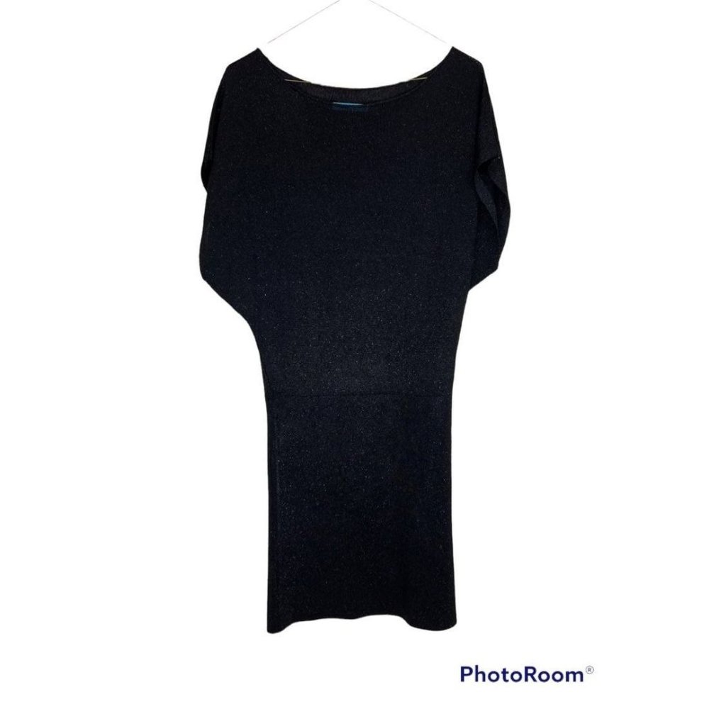 Alice & Olivia glitter black dress